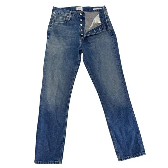 Citizens of Humanity Revolve NEW Charlotte High Rise Straight Jeans size 26 - Picture 3 of 11